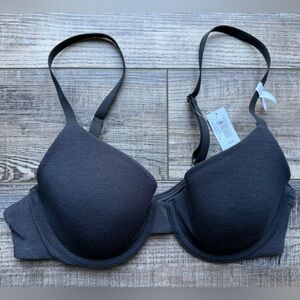 Gap GapBody Breathe Favorite Coverage lightly lined Bra 34B Black
